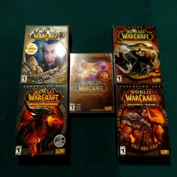 World Of Warcraft Base Game And 3 Expansions - Picture 1 of 16